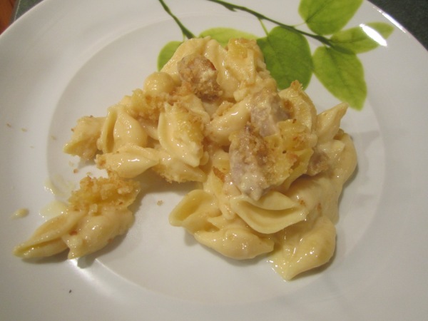 Macoroni and Cheese with Apple Sausage 017