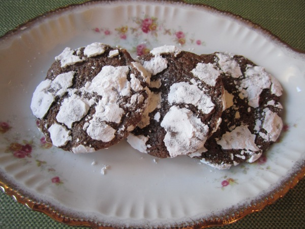 Chocolate snowflake cookies 011